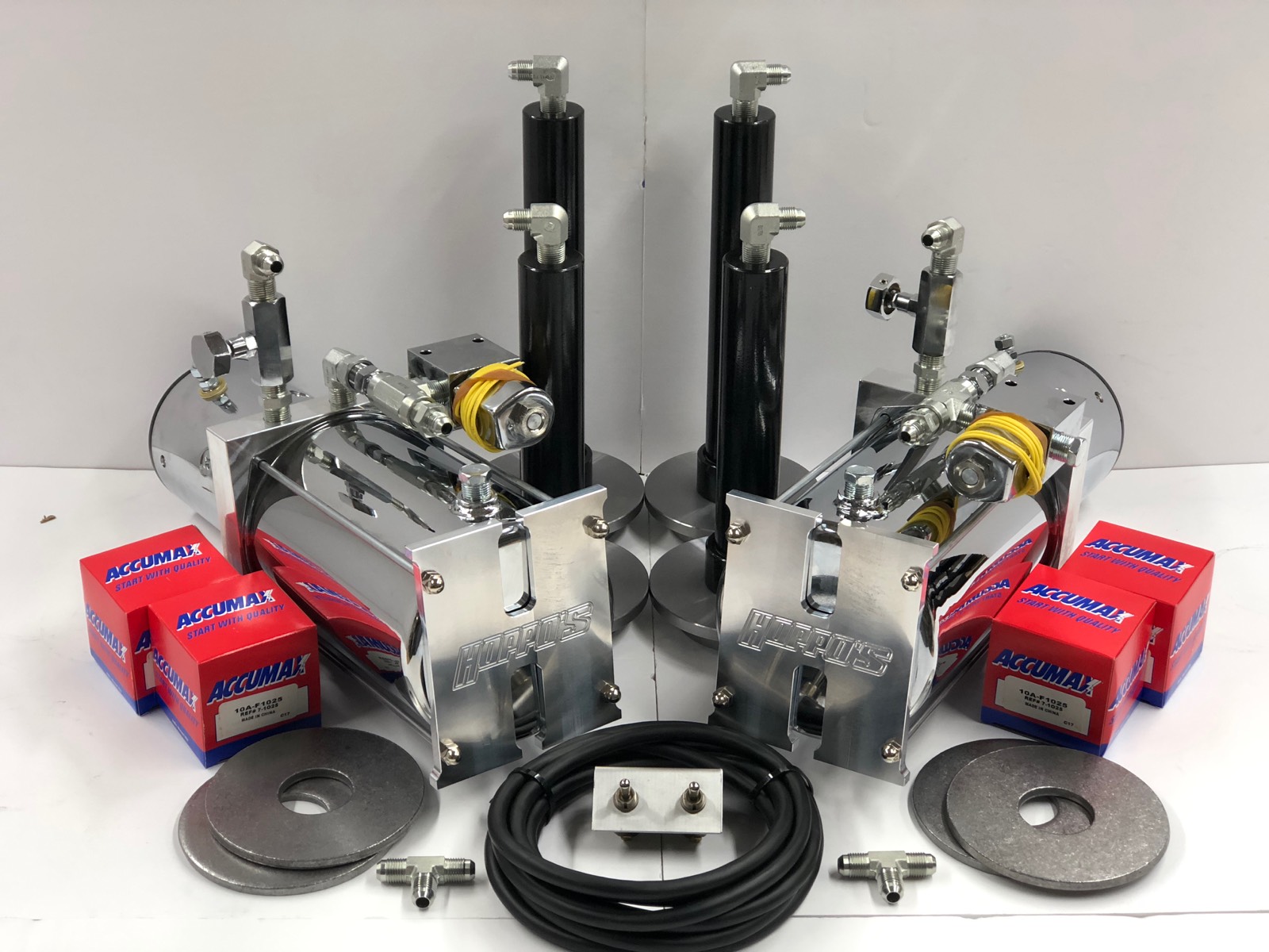 Front/Back Kit (Black Cylinders & Shallow Cups) Hoppos